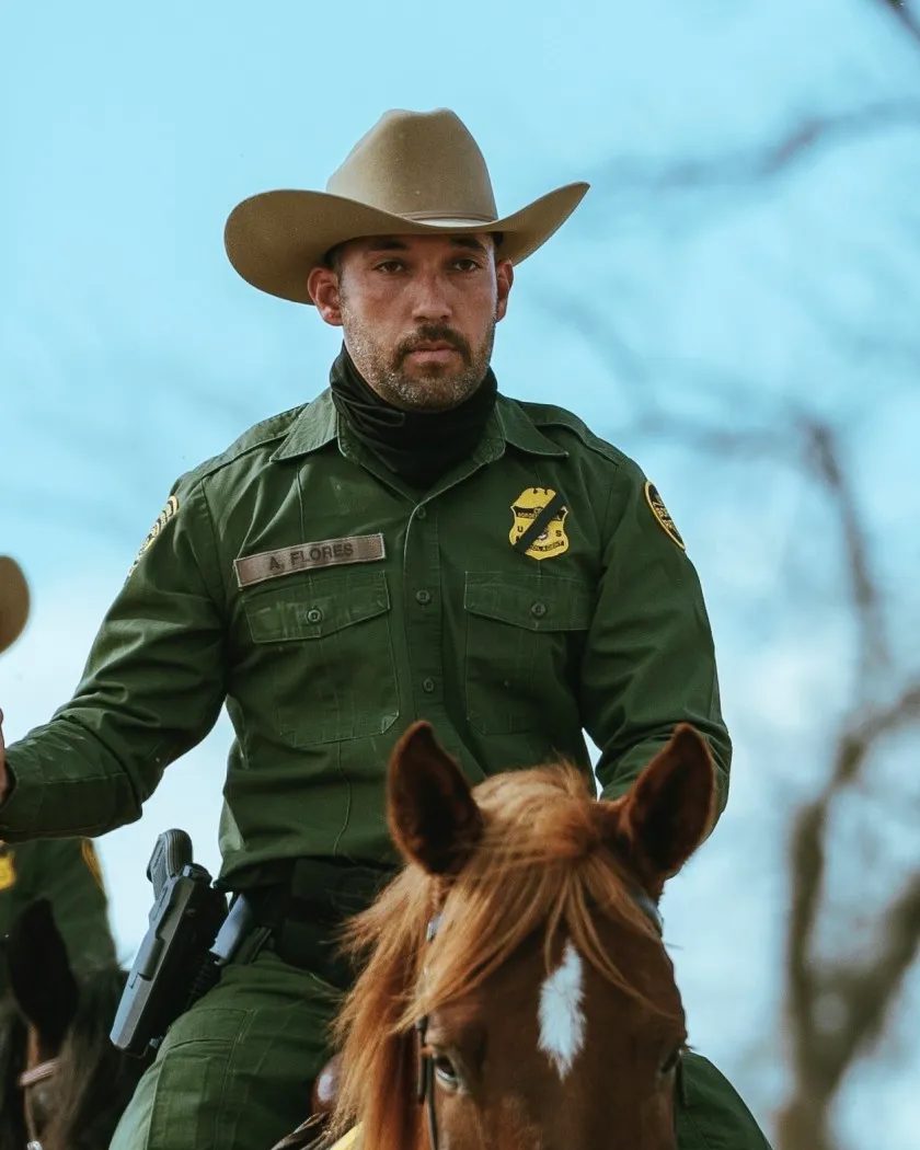Portrait of Border Patrol Agent Alejandro Flores-Banuelos