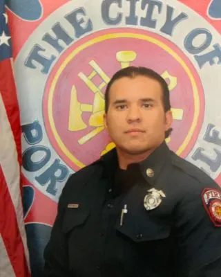 Portrait of Fire Captain Ramon Figueroa