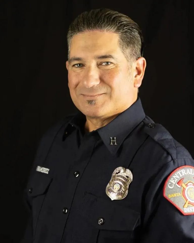 Portrait of Fire Captain Steven Ramirez