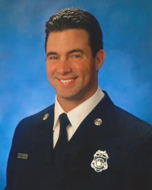 Portrait of Fire Captain Troy Buzzell