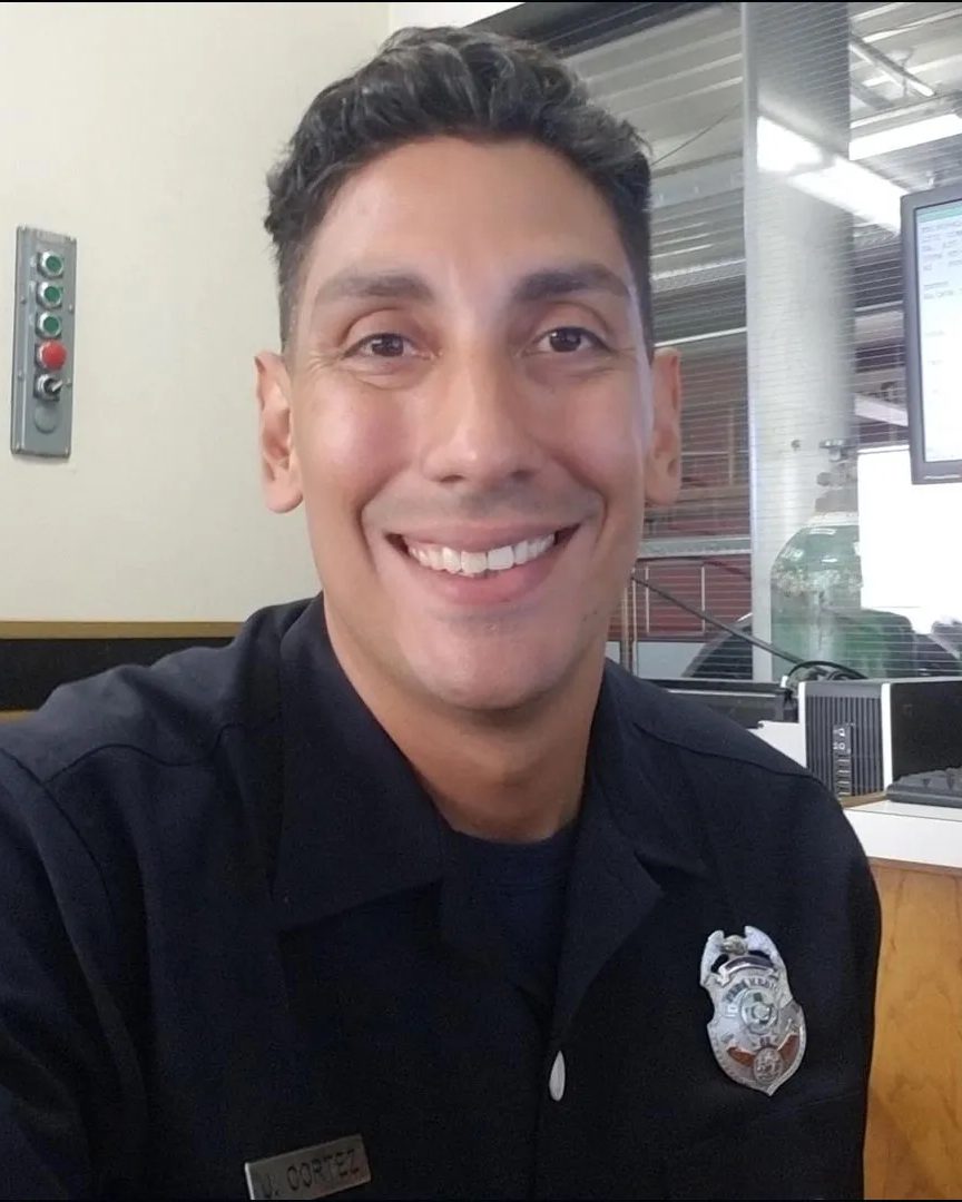 Portrait of Firefighter Jason Cortez