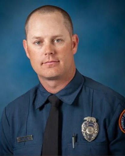 Portrait of Firefighter Tory Carlon